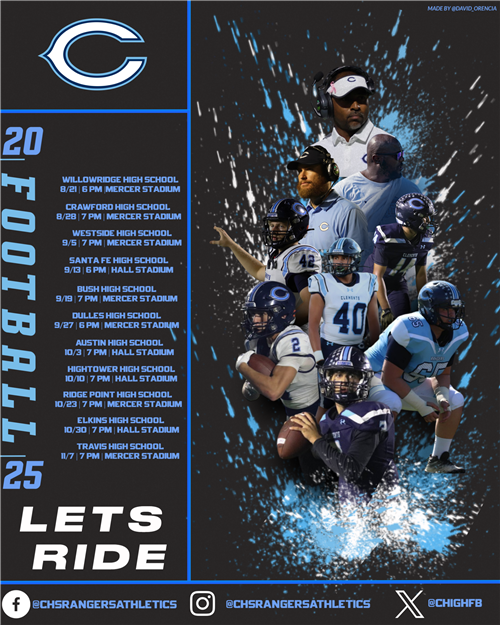 Clements Football Schedule